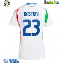 Italija Alessandro Bastoni #23 Gostujuci Dres za Ženska EP 2024 Kratak Rukav